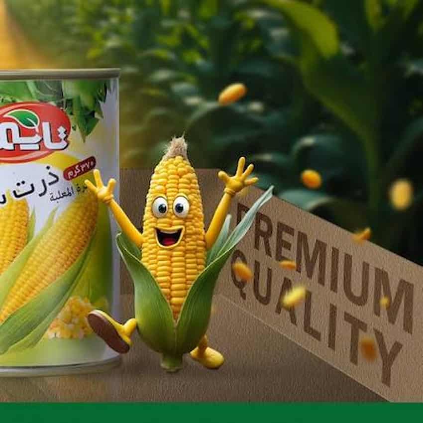 کنسرو ذرت تایماز برای تهیه سالاد و خوراک های لذیذ
